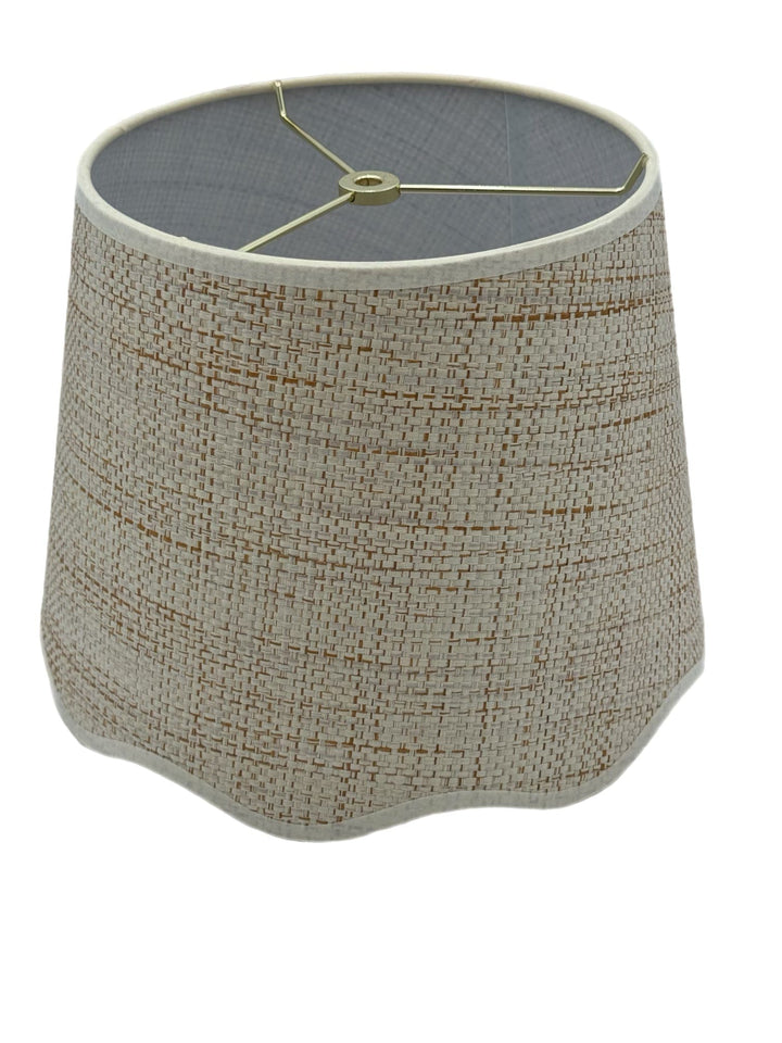 Wholesale - Scalloped Raffia Hardback Shade (6) shades per box