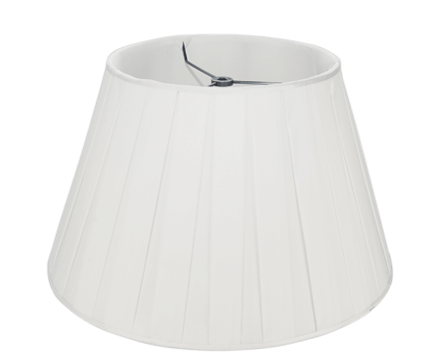 Box Pleat Silk - Pembroke style - Bulk Buy (6) Shades per Box - Lux Lamp Shades