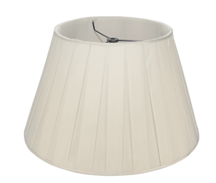 Box Pleat Silk - Pembroke style - Bulk Buy (6) Shades per Box - Lux Lamp Shades