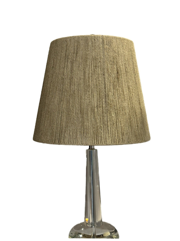 Jute String Pembroke Lamp Shade - 11" top x 16" bottom x 13" slant - Lux Lamp Shades