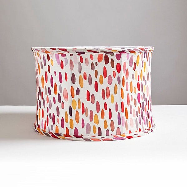 Scalamandré Jamboree Drum Shade | Wild Berry - Lux Lamp Shades