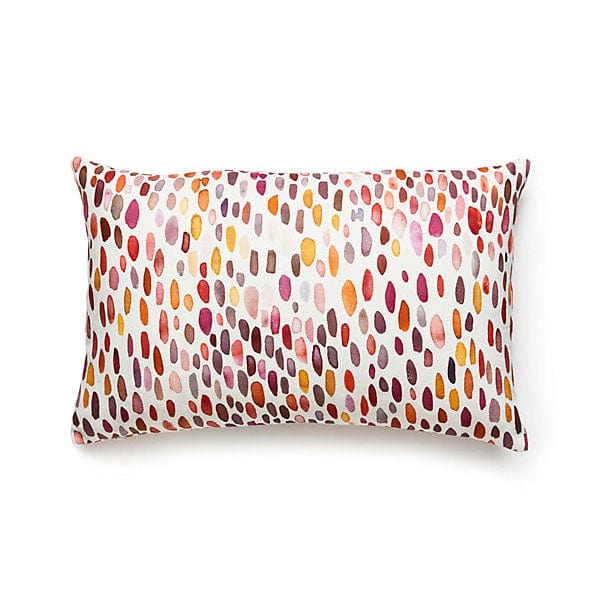 Scalamandré Jamboree Lumbar Pillow | Wild Berry - Lux Lamp Shades