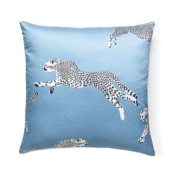 Scalamandré Leaping Cheetah Pillow | Cloud Nine - Lux Lamp Shades