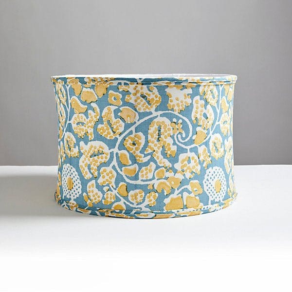 Scalamandré Nymph Floral Drum Shade | Springtime - Lux Lamp Shades