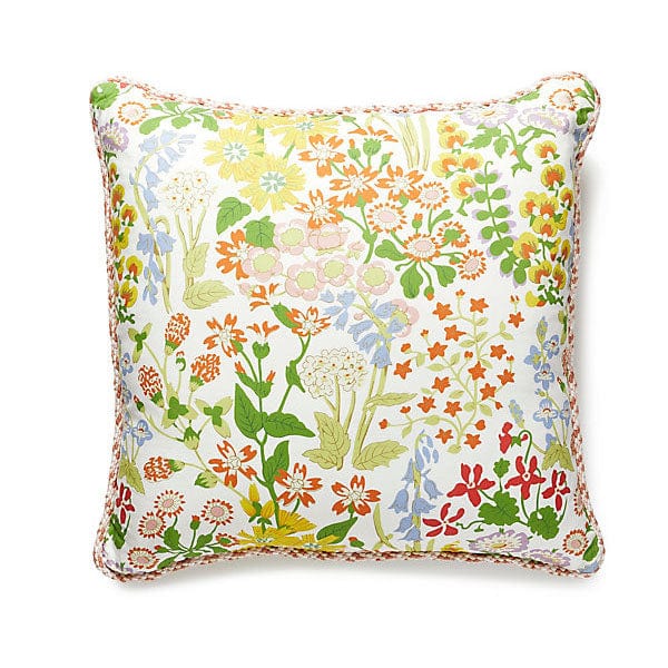 Scalamandré Nymph Floral Pillow | Springtime - Lux Lamp Shades