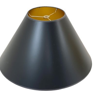 Wholesale - Black and Gold Paper Empire Hardback Lampshade (6) shades per box - Lux Lamp Shades