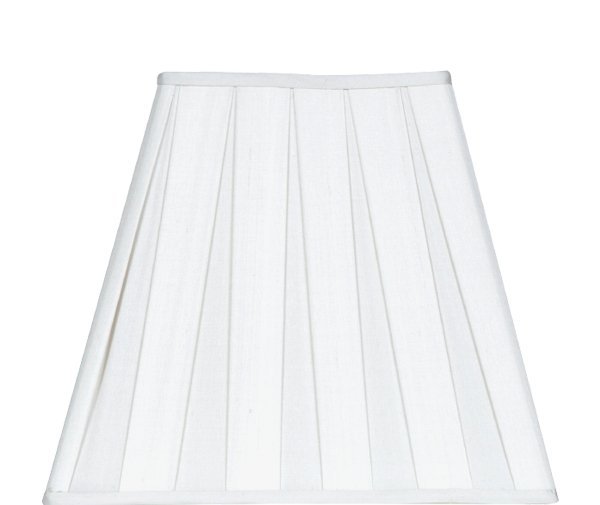 Wholesale - Box Pleat Square Silk Lamp Shades - (6) Shades per box - Lux Lamp Shades