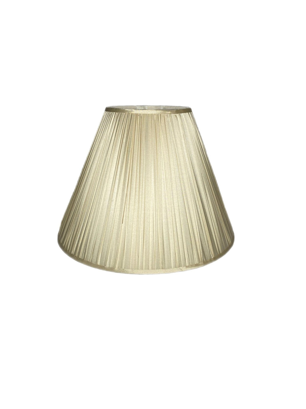 New Gathered Silk Sugar Shades - 16" and 18" Base - Lux Lamp Shades